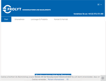 Tablet Screenshot of frolyt.de